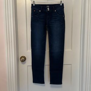 HUDSON COLLIN SKINNY ANKLE JEAN SIZE 26 DARK DENIM